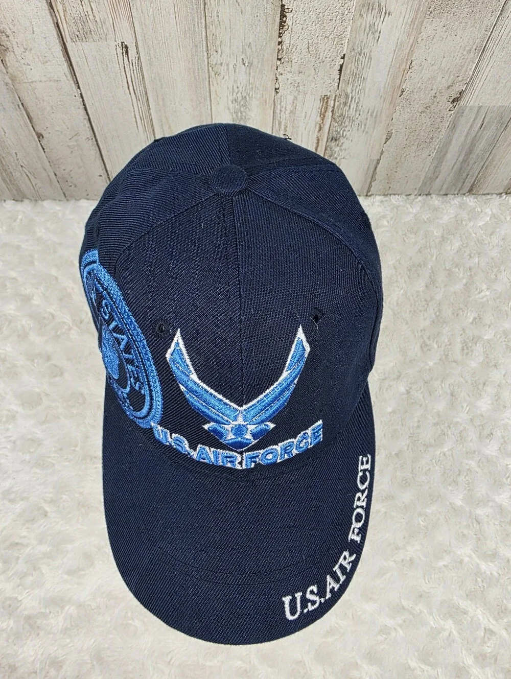 Licensed U.S. Air Force Deluxe Cap Navy OSFA